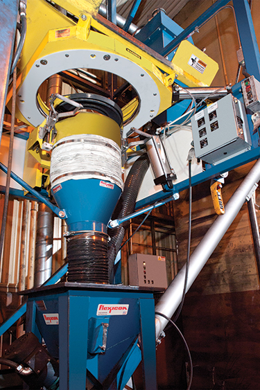 Bulk Bag Handling System Slashes Carbon Black Inventory, Keeps Compounding Line Clean